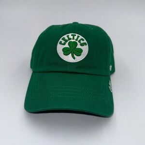 NWT Boston Celtics '47 Brand Clean Up Adjustable Hat | Green | Embroidered Logo